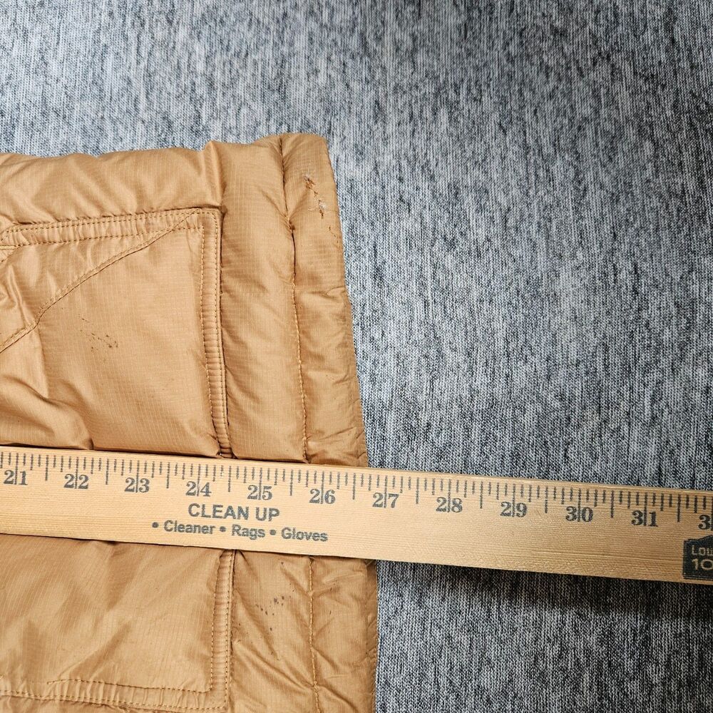 Outdoor Research Goose Down Puffy 2 Tone Vest Men's Size Large Mustard/Olive - Picture 5 of 12